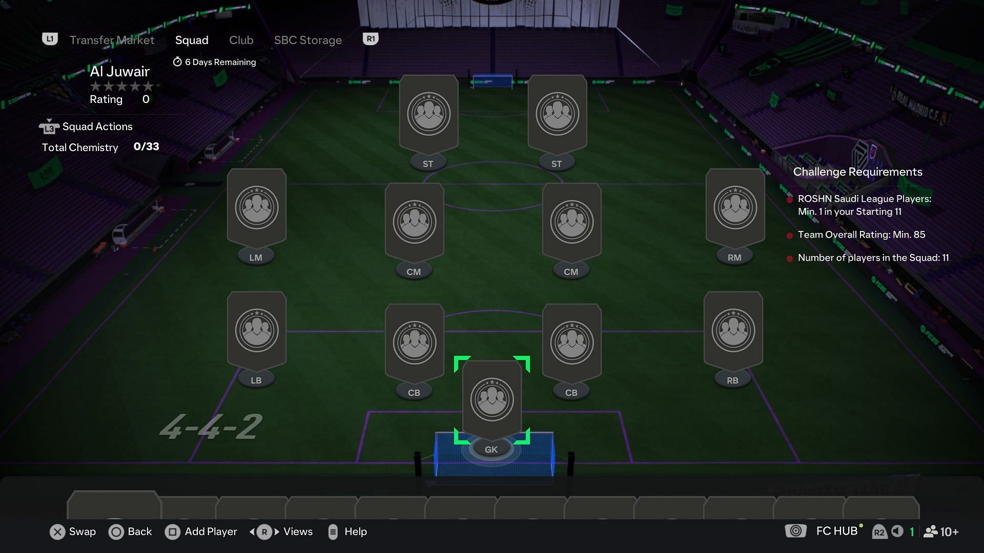 The requirements (Image via EA Sports)